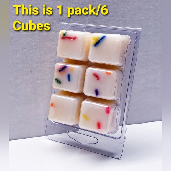 BIRTHDAY CAKE -Soy blend Hand poured, Highly Fragranced Wax Melts- $8 per pack - Picture 5 of 7